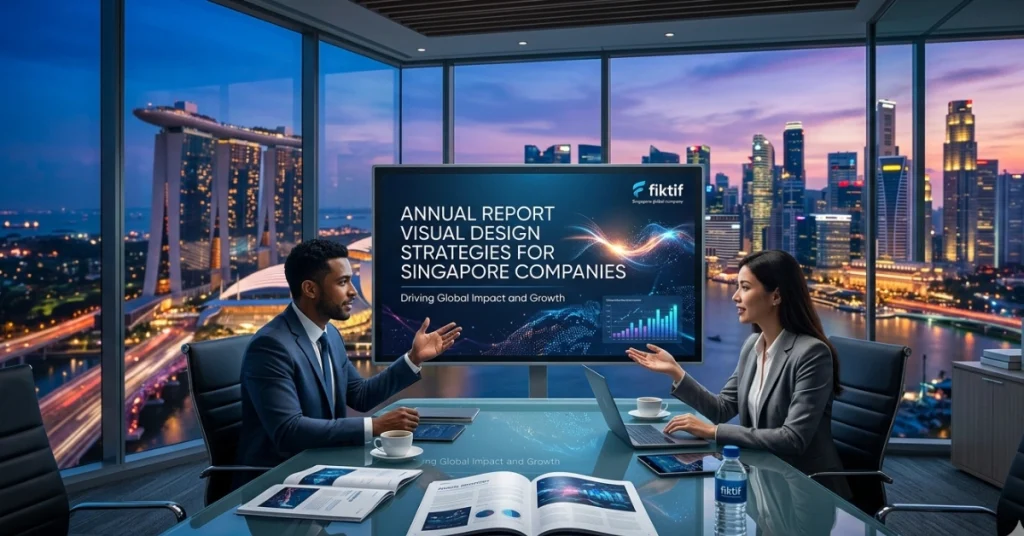 annual report visual design strategies for singapore companies