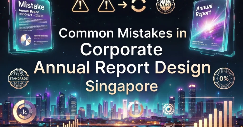 common mistakes in corporate annual report design singapore