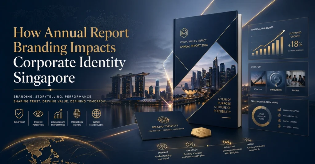 how annual report branding impacts corporate identity singapore