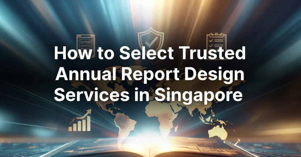 how to select trusted annual report design services in singapore