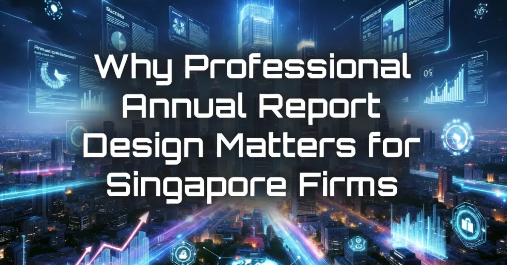 why professional annual report design matters for singapore firms