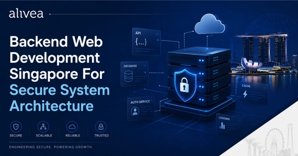 backend web development singapore for secure system architecture