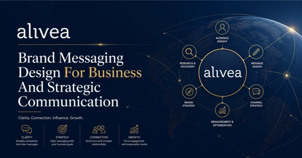 brand messaging design for business and strategic communication