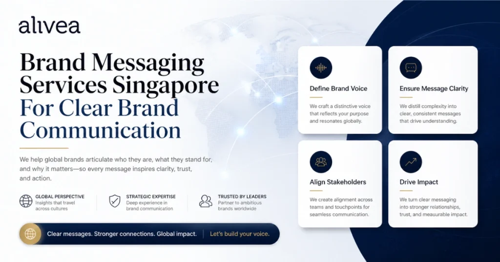 brand messaging services singapore for clear brand communication