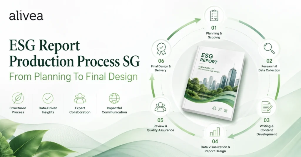 esg report production process sg from planning to final design
