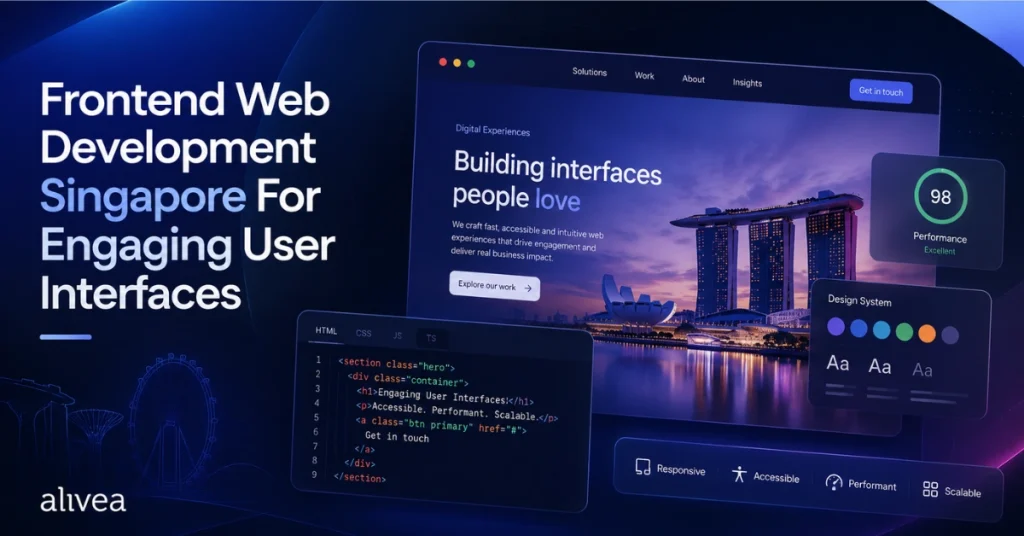 frontend web development singapore for engaging user interfaces