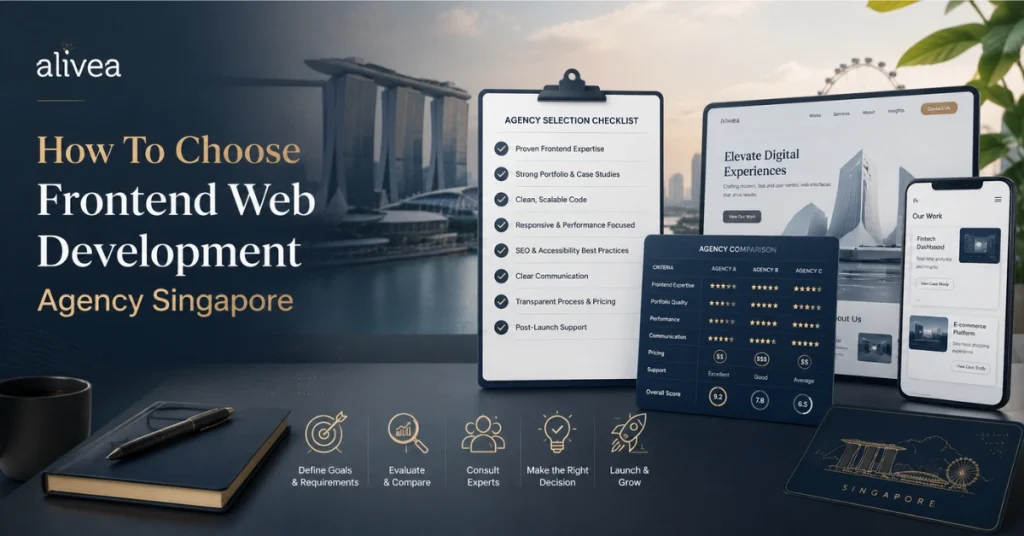 how to choose frontend web development agency singapore