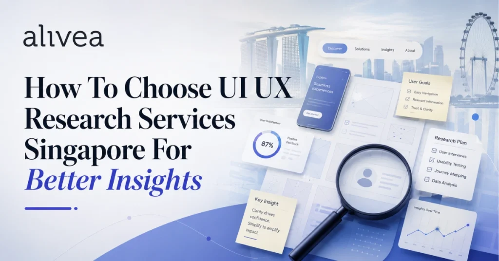 how to choose ui ux research services singapore for better insights