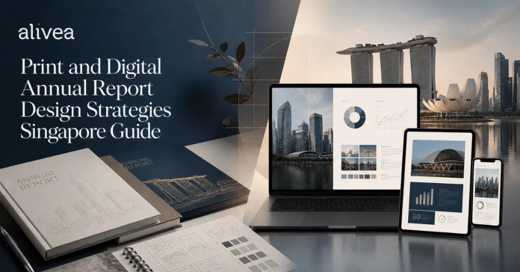print and digital annual report design strategies singapore guide