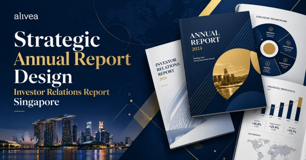 strategic annual report design investor relations report singapore