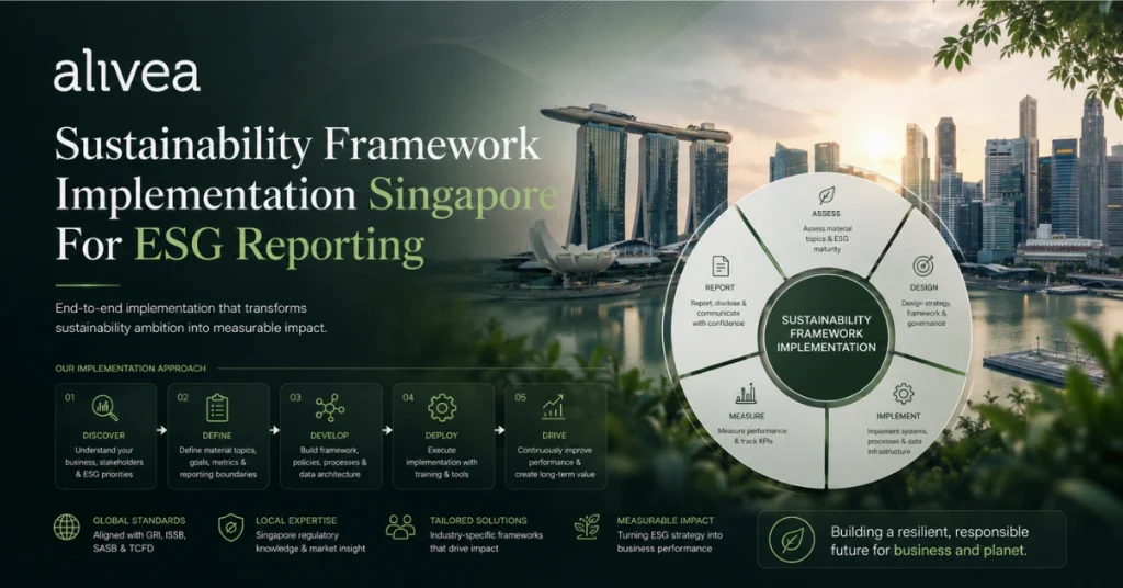 sustainability framework implementation singapore for esg reporting