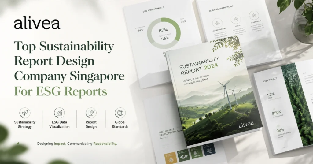 top sustainability report design company singapore for esg reports