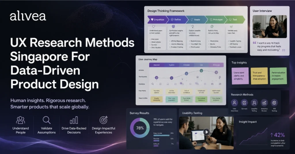 ux research methods singapore for data-driven product design